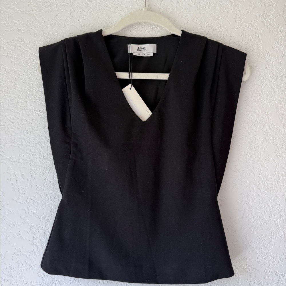 Love Bonito Elegant Black Women's Top